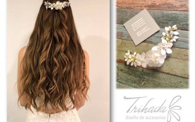 Tocado Emilia para 15 Años | Diseño Floral Exclusivo 