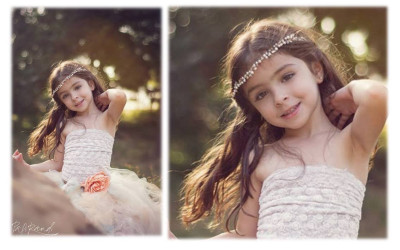 Tiara de hojitas cortejo