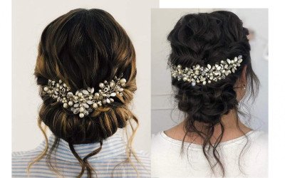 Tocado María a Medida para Novias y Eventos | Trihada Accesorios de Alta Gama
