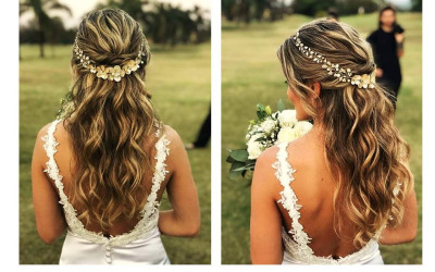 Corona de flores Malva