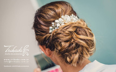 Trio de flores Emilia