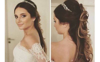 Tiara de Hojitas para 15 Años: Elegancia y Brillo Natural | Trihada Accesorios