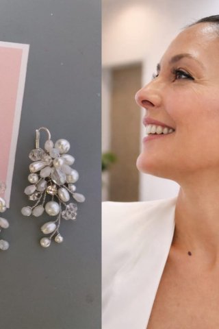 Aros Cascada : Elegancia Distintiva para Novias e Invitadas