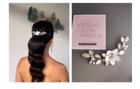 Tocado Mini Amelia: Accesorio de Novia y Eventos | 