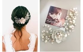 Tocado Carmela: Accesorio de Alta Costura para Novias y Eventos |  Argentina