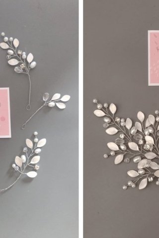 Pins de Hojitas Muriel: Tocados Flexibles para Novias y Eventos | 