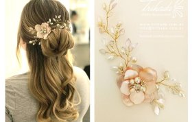 Tocado Paloma XV : Elegancia Floral para Quinceañeras