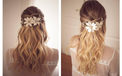 Tocado Super flores Agustina