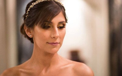 Tiara de Novia con Hojitas y Perlas | Vincha - Alta Gama