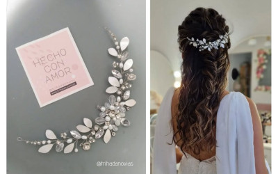 Tocado para Novia Lena