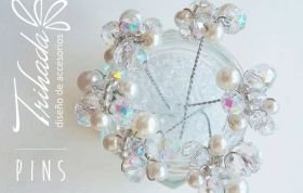 Pins de Cristal y Perlas para Novias y Eventos |  Accesorios de Lujo