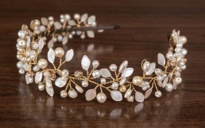 Tiara de Novia y Eventos: Vincha Delicada Personalizable 