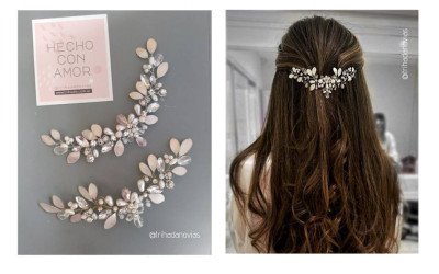 Tocado Petit Lena: Accesorios Exclusivos para Quinceañeras Trihada